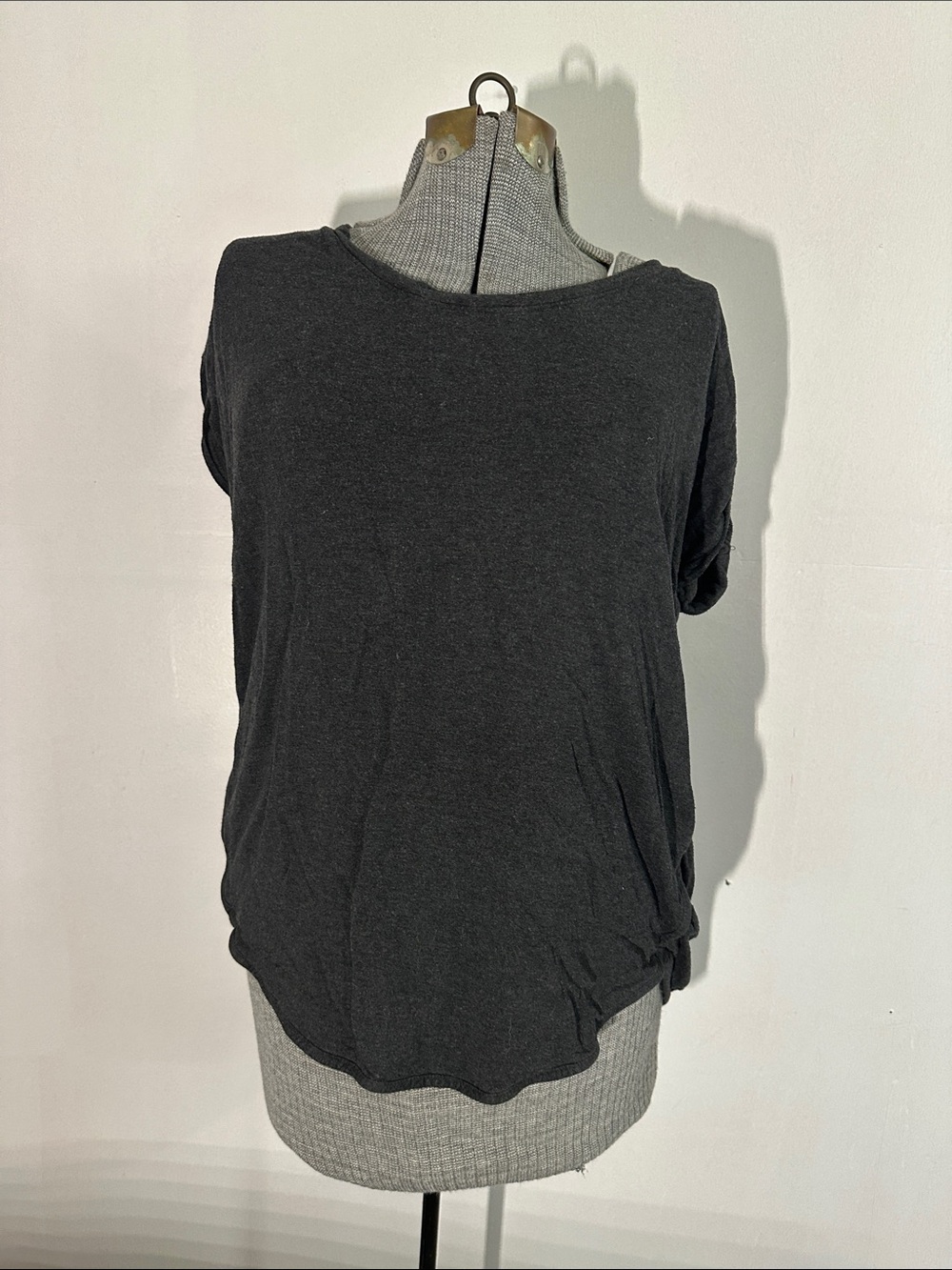 Charcoal Short Sleeve Tee - Comfortable Everyday Top